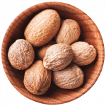 Nutmeg in a bowl